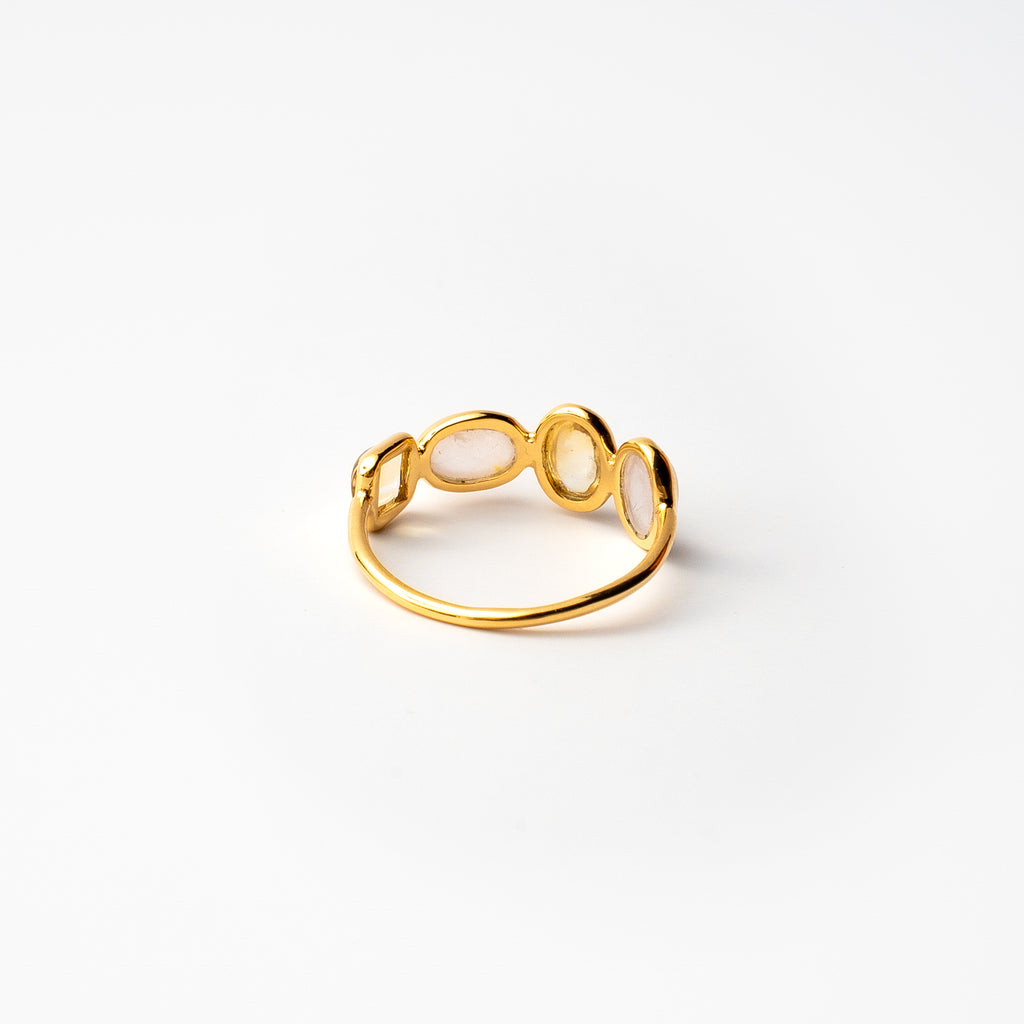Citrine & Rose Quartz Balance Ring