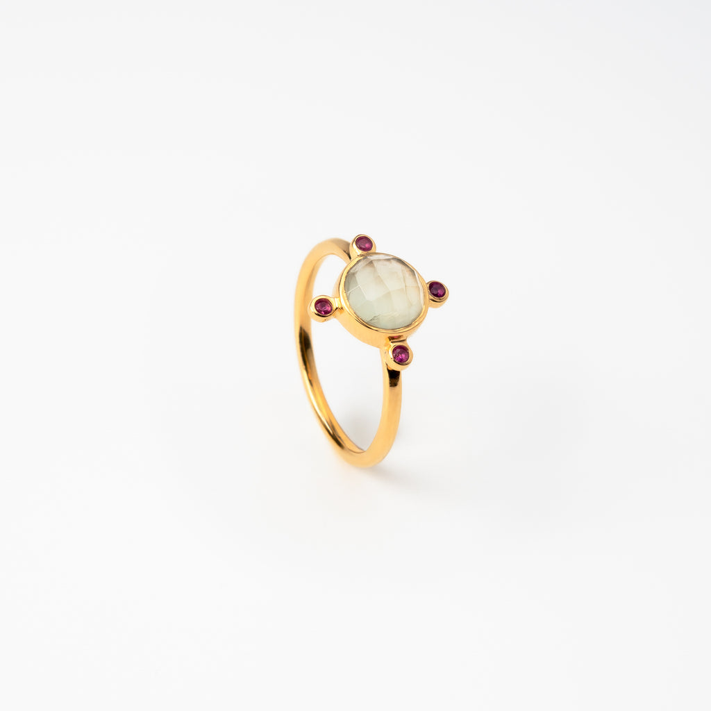 Prehnite Celestial Ring