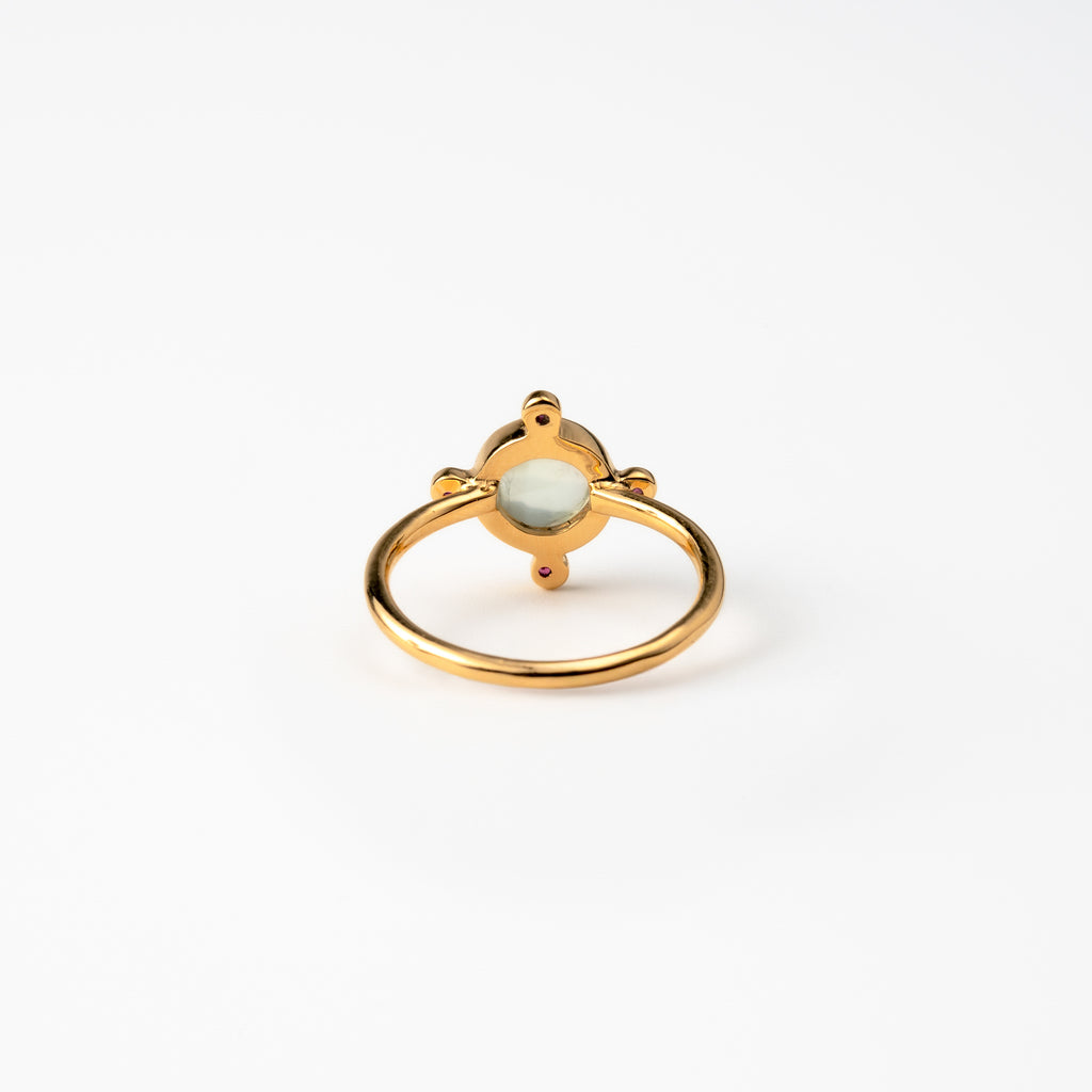 Prehnite Celestial Ring