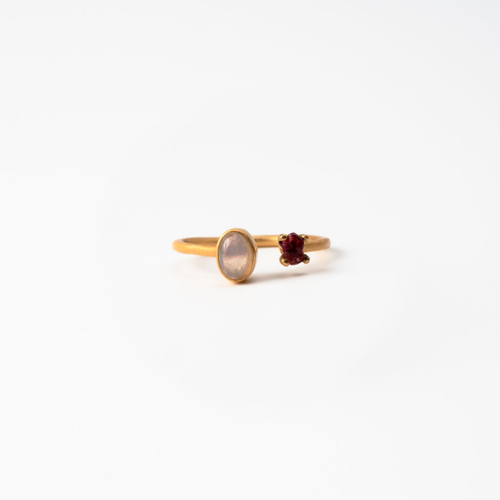 Ethiopian Opal Open Ring
