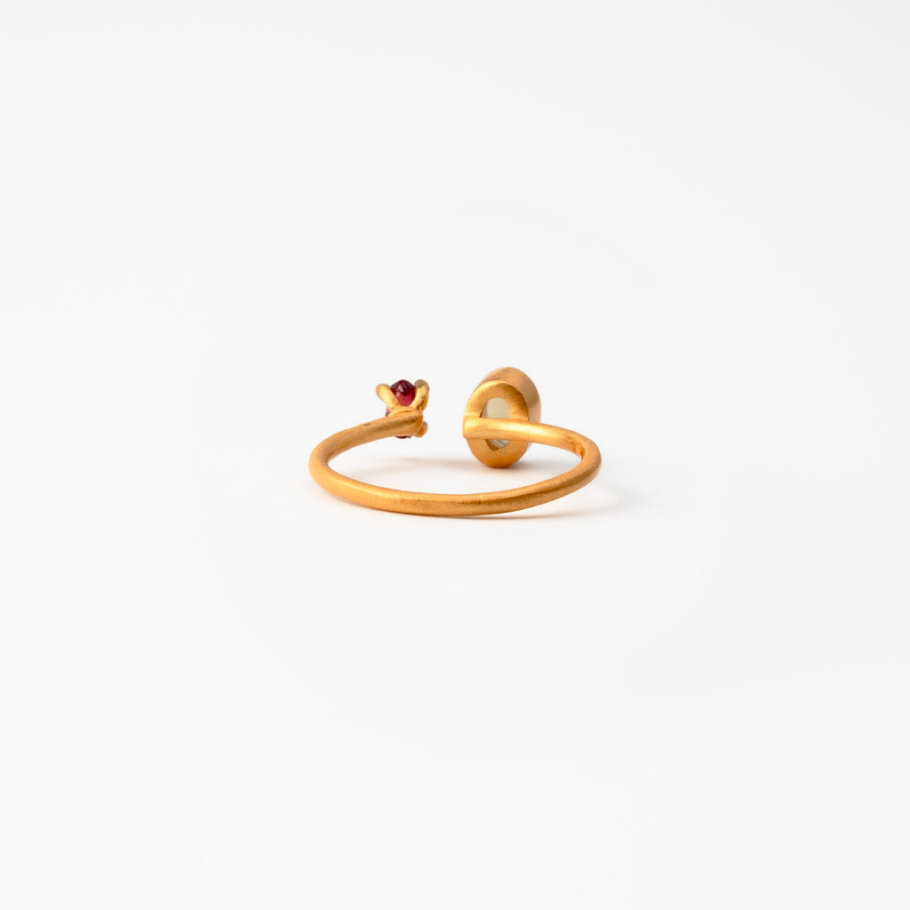 Ethiopian Opal Open Ring