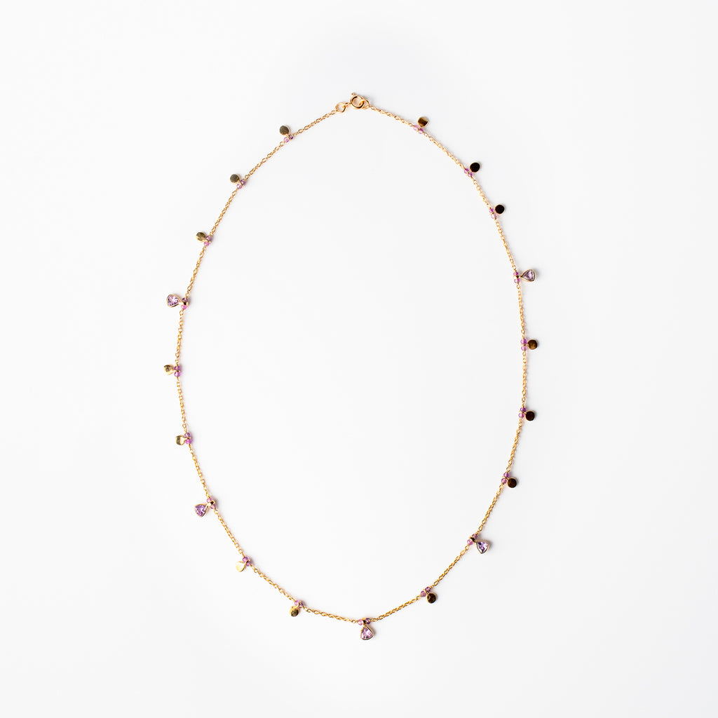 Amethyst Drop Necklace