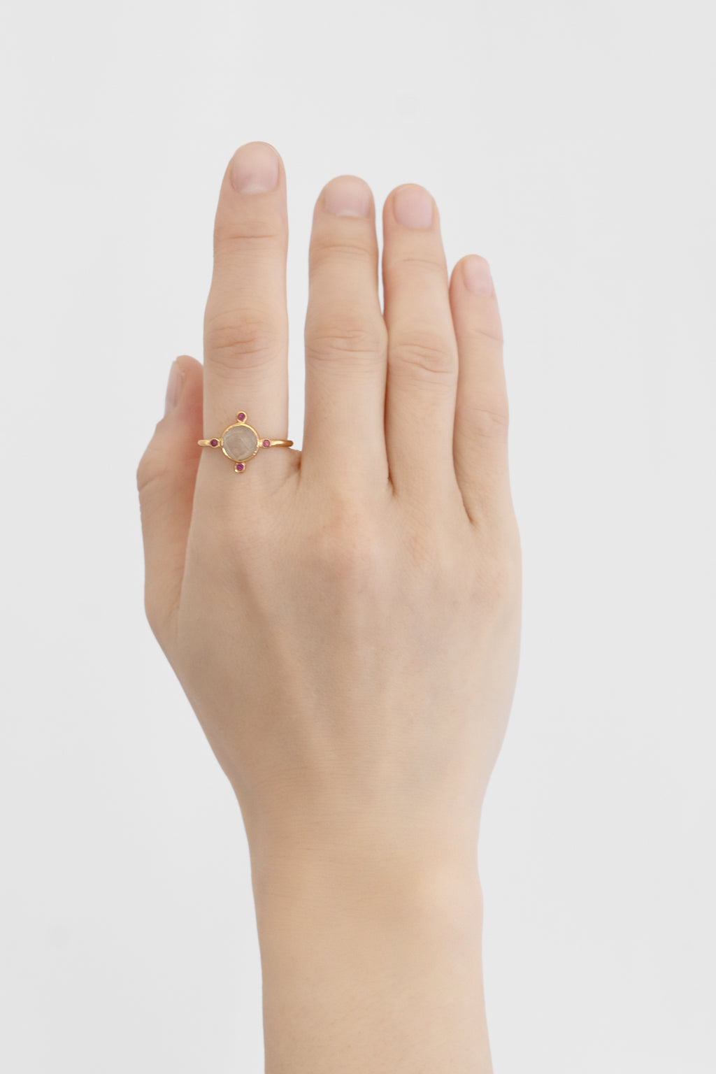 Prehnite Celestial Ring