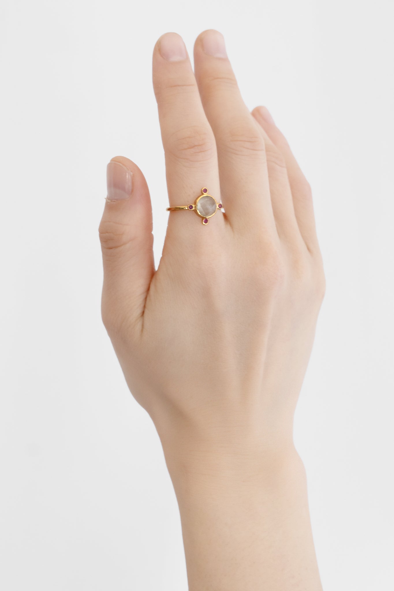 Prehnite Celestial Ring