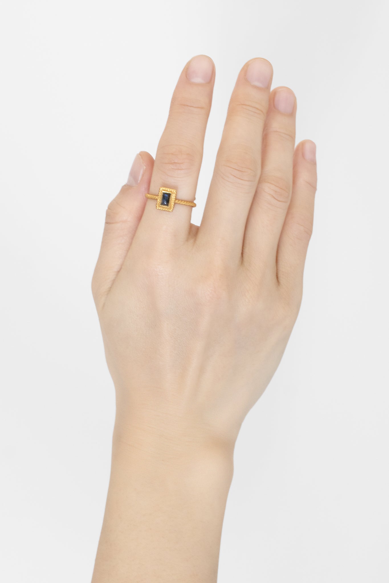 Kyanite Bezel Ring